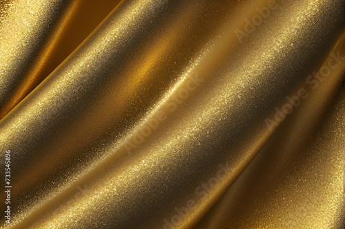 golden fabric texture, generative ai