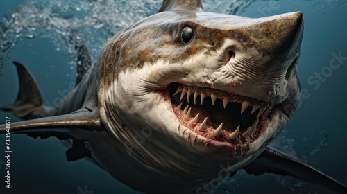 Cat shark close-up, Hyper Real