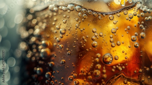Carbonated Drink with Bubbles: A Fizzy and Delicious Beverage