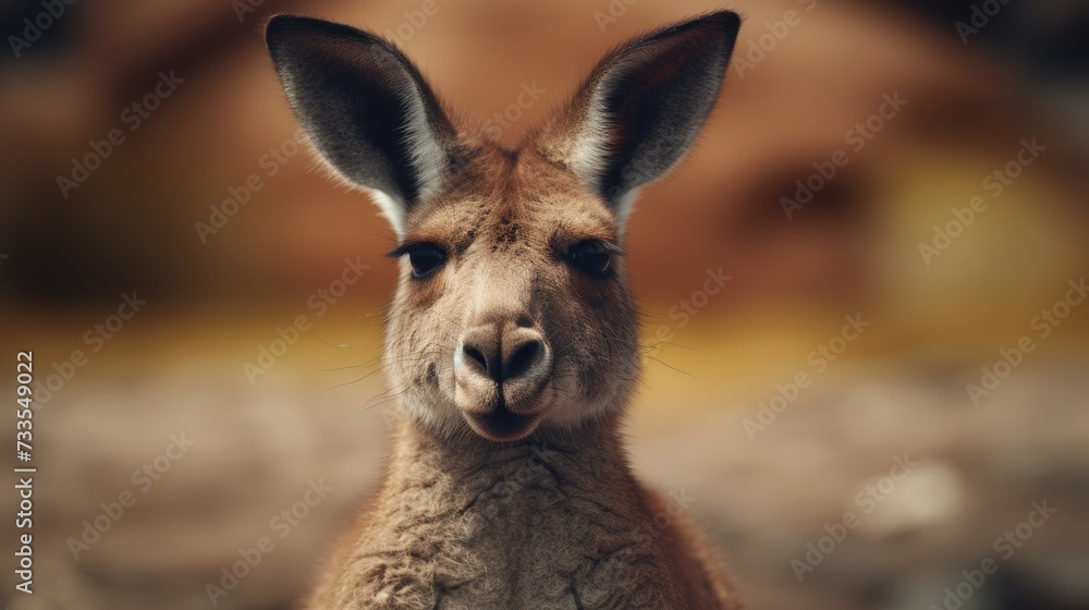Kangaroo close-up, Hyper Real