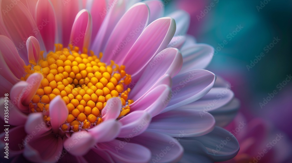 Horticultural marvel seen in the texture of a flower's petal