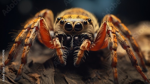 Spider close-up, Hyper Real