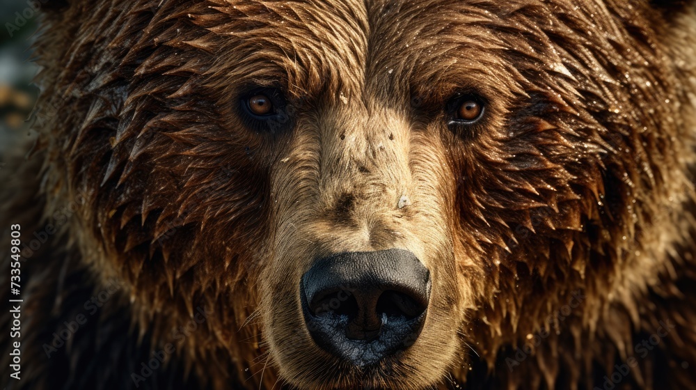 Bear close-up, Hyper Real