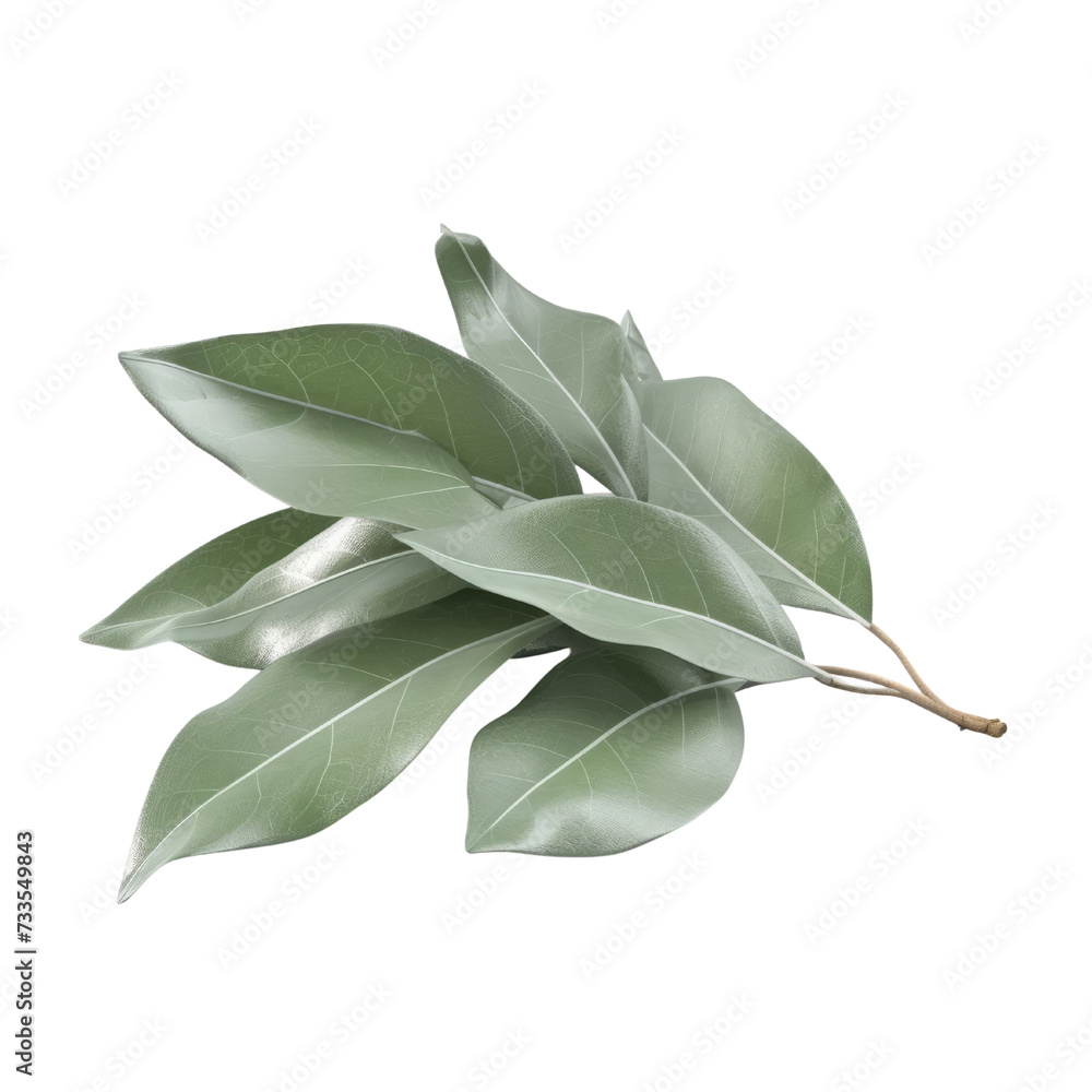 Bay Leaves PNG Cutout, Generative AI Bay Leaves PNG Cutout, Generative AI