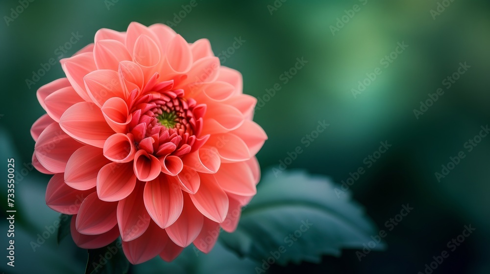 The soft focus on a dahlia's petals accentuates the flower's natural grace and poise. The soft focus on a dahlia's petals accentuates the flower's natural grace and poise.