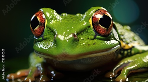 Frog close-up, Hyper Real