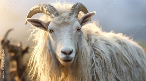 Goat close-up, Hyper Real