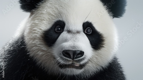 Panda close-up  Hyper Real