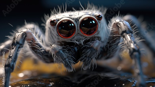 Spider close-up, Hyper Real