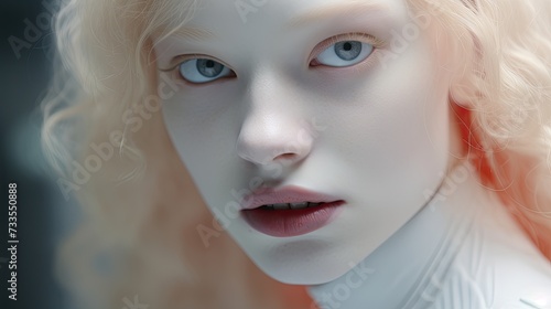 Albino close-up, Hyper Real