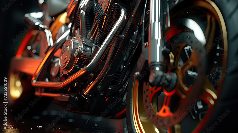 Bike close-up, Hyper Real