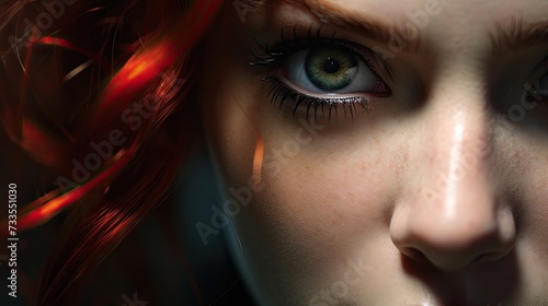 Black Widow close-up, Hyper Real