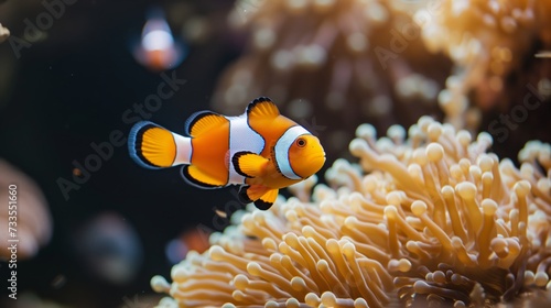 Marine biology in action  the mutualism between clownfish and anemones.