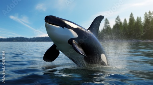 Orca close-up, Hyper Real © Gefo