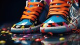 Sneakers close-up, Hyper Real