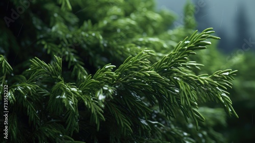 Thuja close-up, Hyper Real