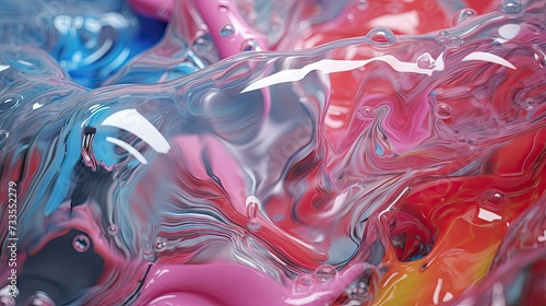 Washing gel close-up  Hyper Real