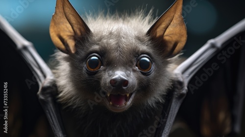 Bat close-up  Hyper Real