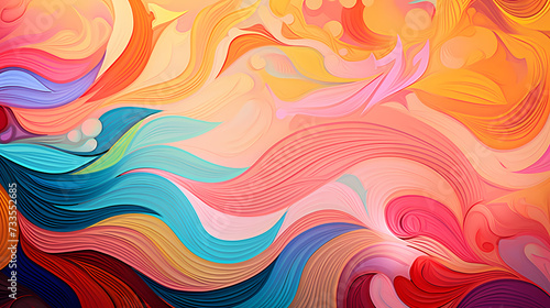 Beautiful abstract artistic colorful pattern background