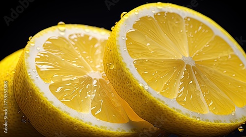 Tapety artystyczne Lemon close-up, Hyper Real