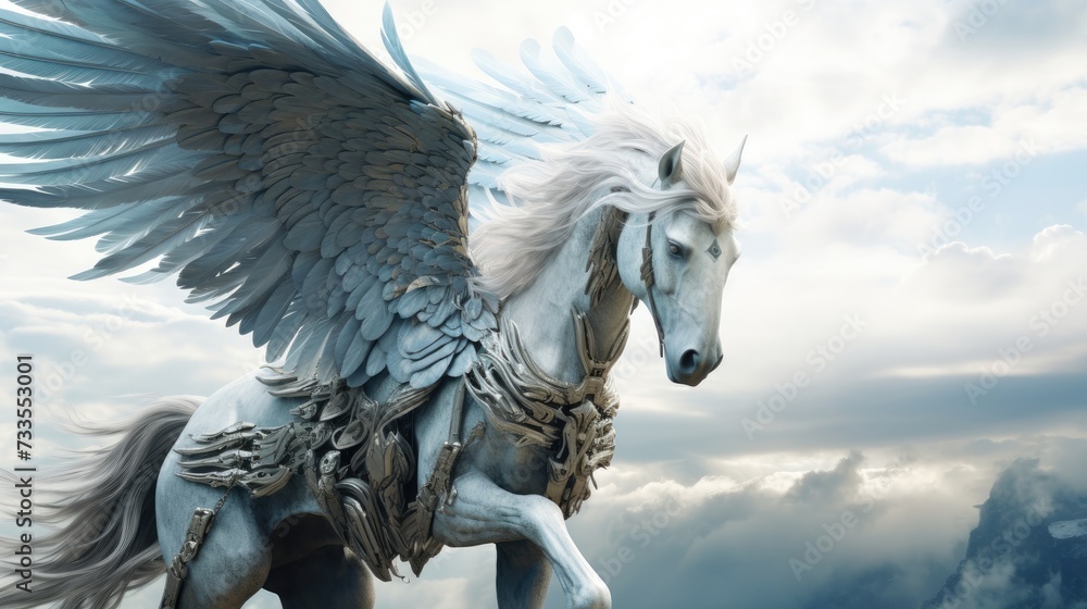 Pegasus close-up, Hyper Real