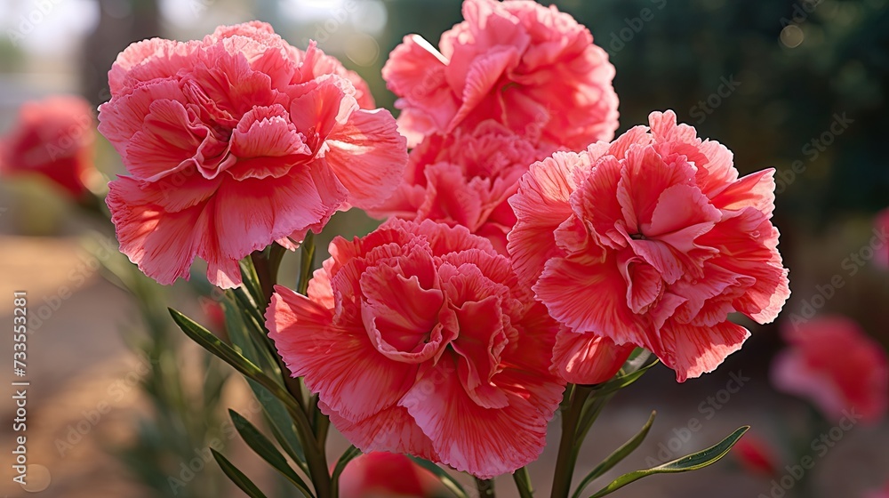 Turkish carnation close-up, Hyper Real Turkish carnation close-up, Hyper Real