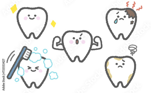 色々な歯のセット