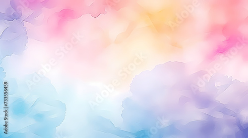 Colorful abstract watercolor seamless pattern background, abstract texture