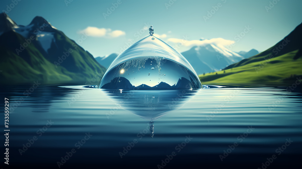 World Water Day background, concept of global warming and climate change World Water Day background, concept of global warming and climate change