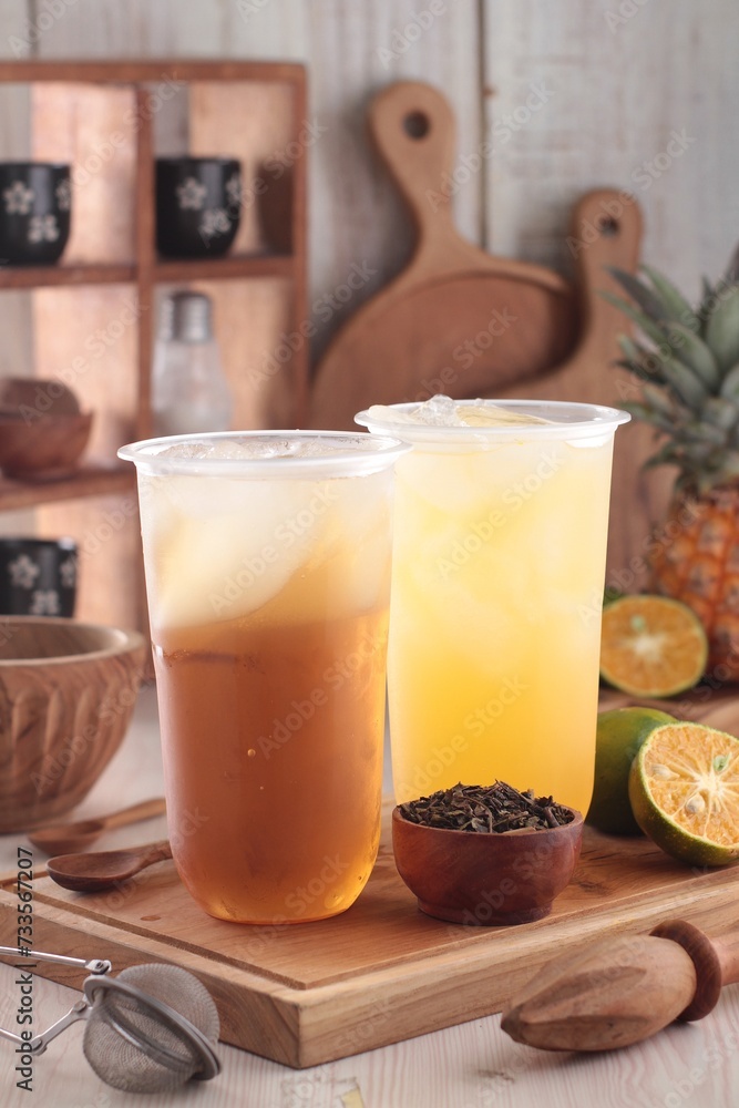 fresh orange juice with ice cubes fresh orange juice with ice cubes