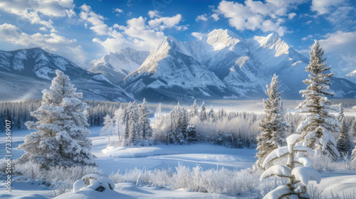 Spectacular snow-dusted peaks © Veniamin Kraskov