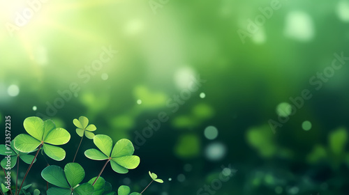 Spring background, green natural rustic background