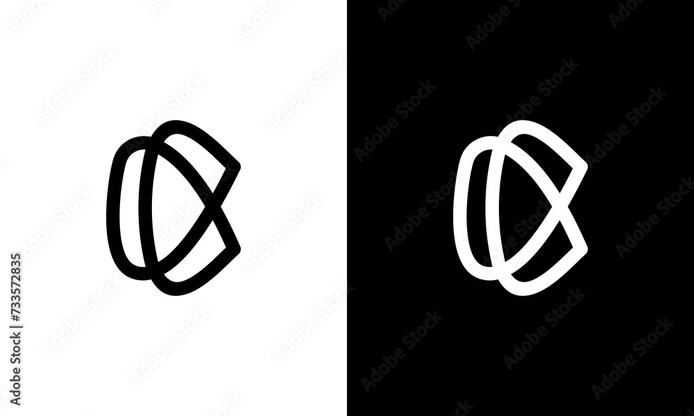 initial B monoline logo design vector initial B monoline logo design vector