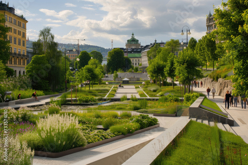 Oslo's lush parks and green spaces, a testament to urban sustainability