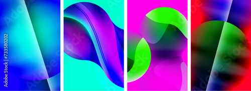 Abstract colors. Abstract backgrounds for wallpaper, business card, cover, poster, banner, brochure, header, website