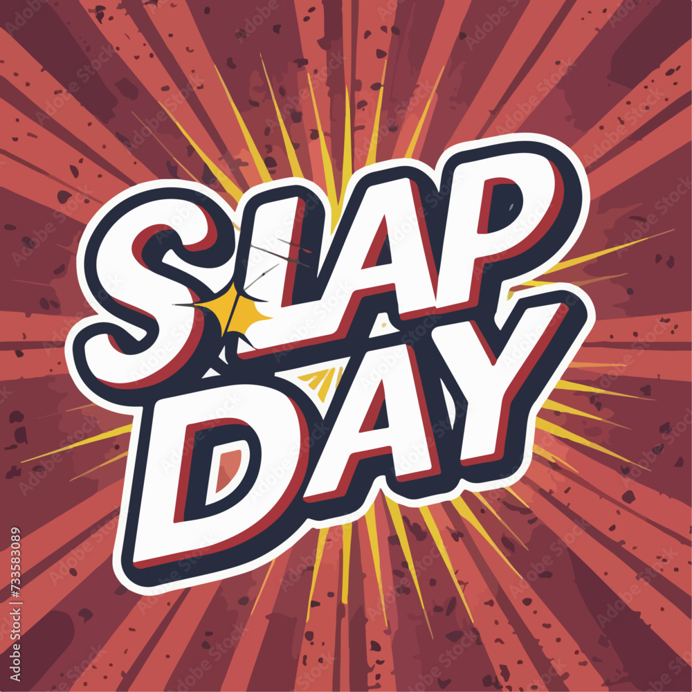 slap day typography , slap day lettering  ,  slap day inscription ,  slap day calligraphy ,  slap day
