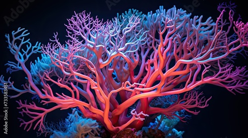 marine coral outline photo