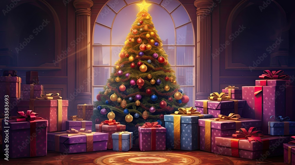 joy holiday background festive