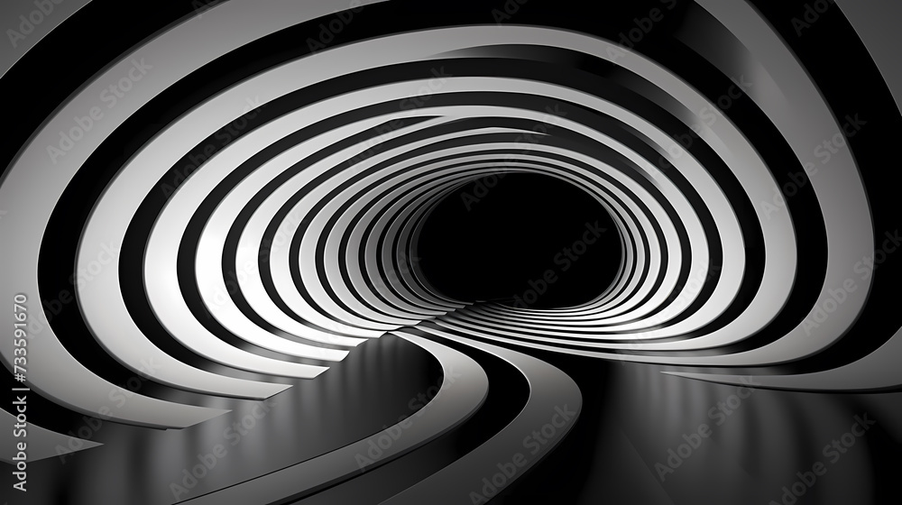 Obraz premium Optical illusion, charming abstract pattern background