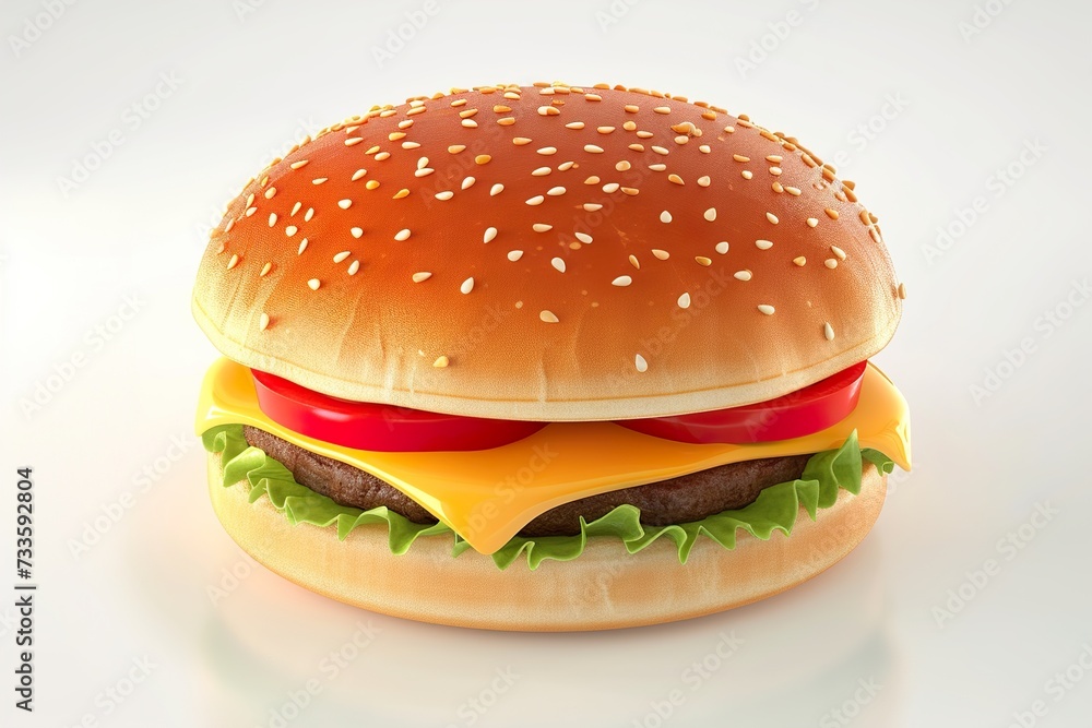 hamburger on black background hamburger on black background