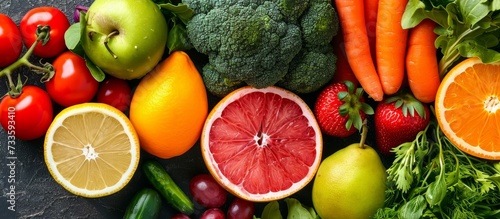 Fresh fruits and vegetables are healthy, natural sources of vitamin C, which supports a strong immune system and healthy skin.