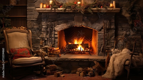 comfort cozy winter fire