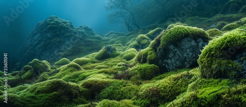 Stunning Landscape Photography: Mesmerizing Rocks Filled with Vibrant Moss