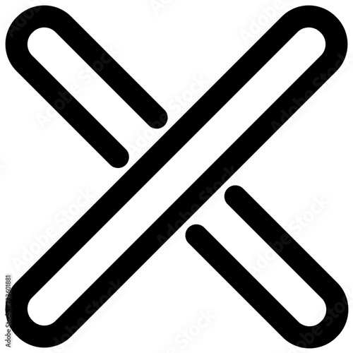 cancel vector outline icon