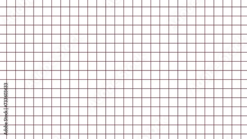 Animated Grid Paper Texture and graph paper background with red lines. Background Animation for yours presentations, infographics, charts, graphs, diagrams. Animated red lines cover whole screen. 4k photo
