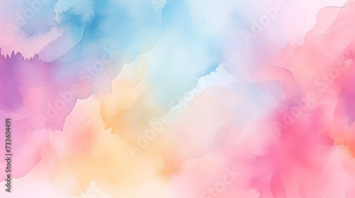Colorful abstract watercolor seamless pattern background, abstract texture