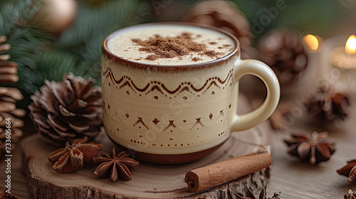 Holiday Celebration Eggnog Mug: Nutmeg Twist