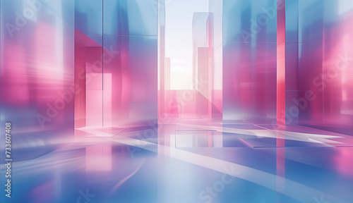 Abstract background with glass cubes