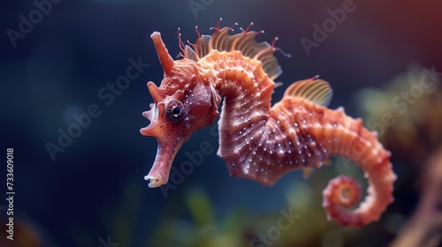 Hippocampal guttulatus, the Mediterranean Seahorse