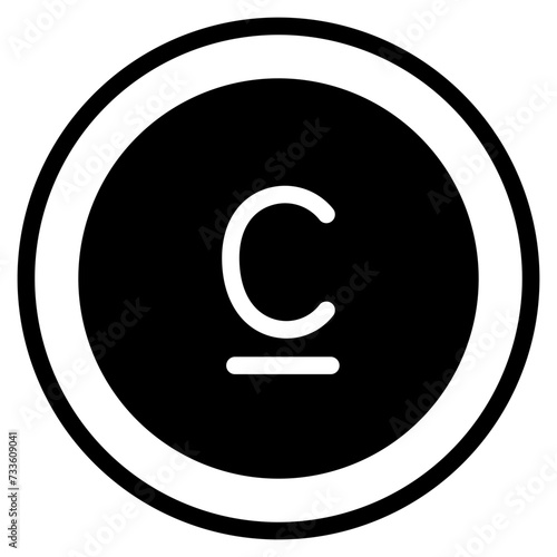  Som, Coin, Money, Solid Icon